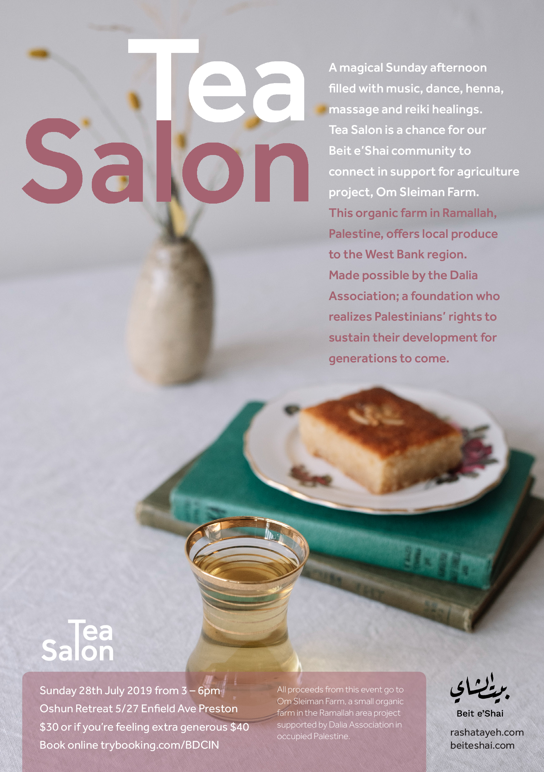 Tea Salon Flyer